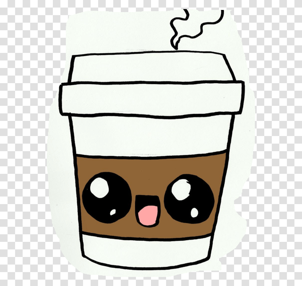 Hi My Name Is Super Cute Cup Of Coffee Easy Drawings Of Starbucks, Food Transparent Png