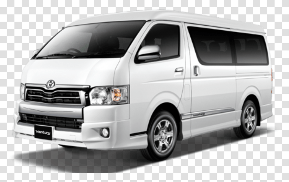 Hiace, Minibus, Van, Vehicle, Transportation Transparent Png