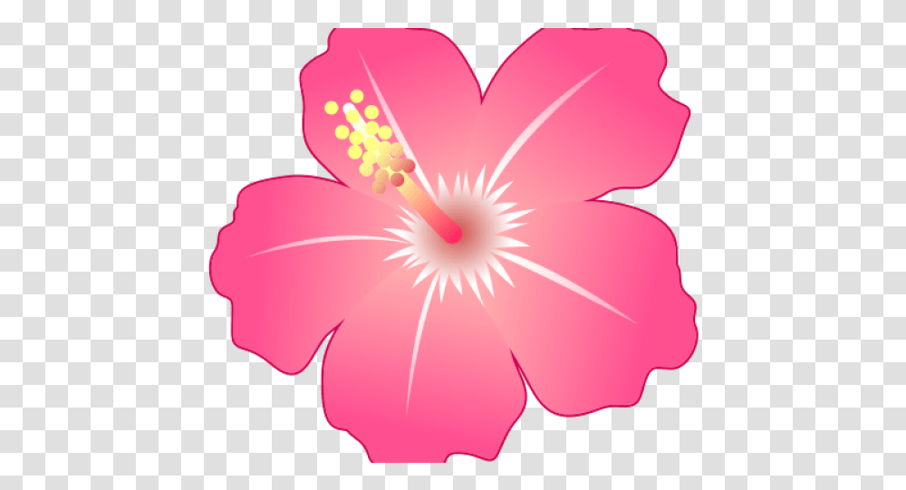 Hibiscus Clipart Emoji Download Full Size Clipart Hibiscus Emoji Svg, Flower, Plant, Blossom, Petal Transparent Png