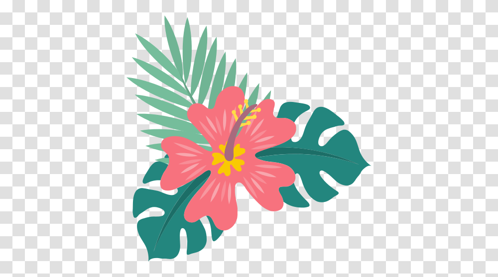 Hibiscus Flower Free Icon Of Summer Icons Hibiscus Icon, Plant, Blossom, Pollen, Leaf Transparent Png