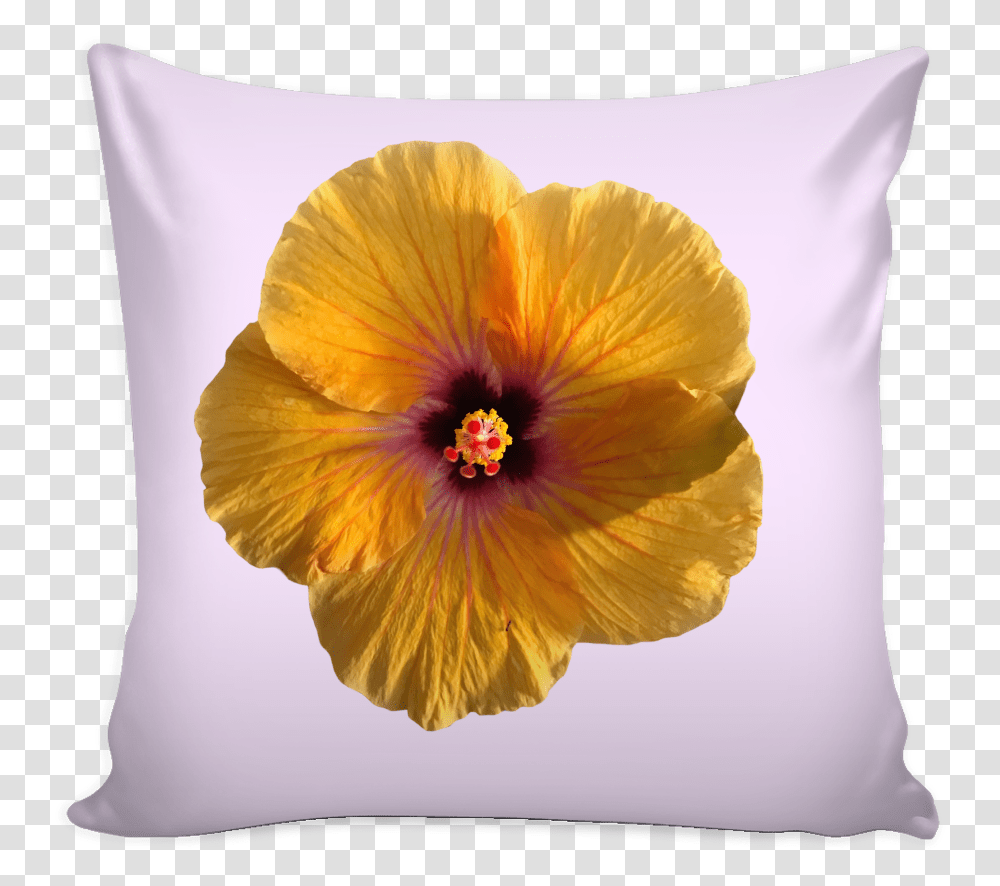 Hibiscus Flower Hawaiian Hibiscus, Pillow, Cushion, Plant, Blossom Transparent Png