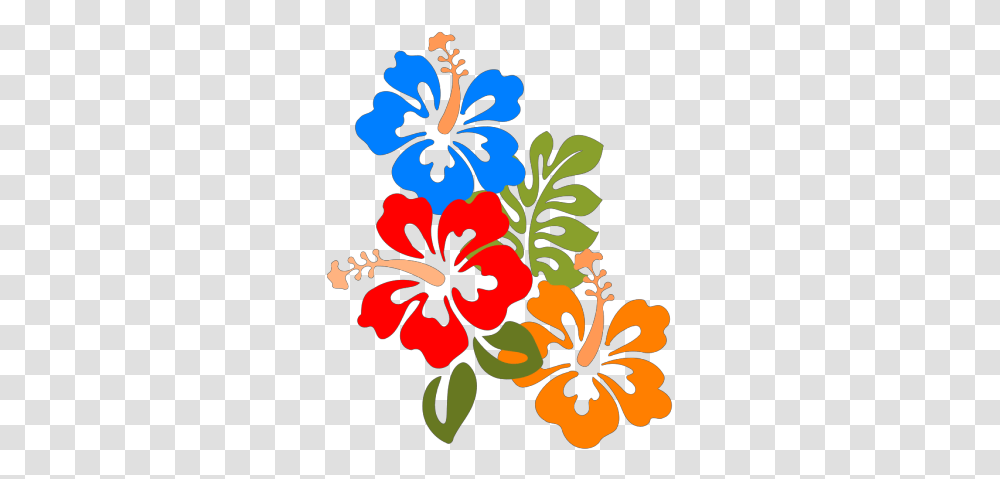 Hibiscus Flower Icons Hawaiian Flower Cartoon, Plant, Blossom, Floral Design Transparent Png