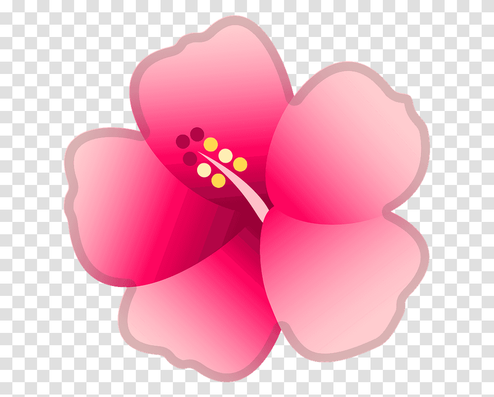 Hibiscus Icon Noto Emoji Animals Nature Iconset Google Clipart Ibisco, Plant, Flower, Blossom, Balloon Transparent Png