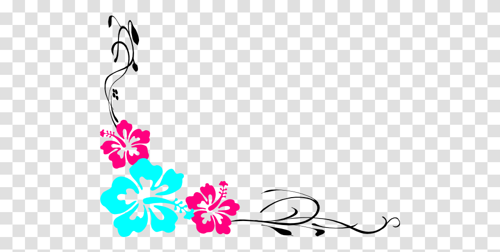 Hibiscus Nametag 2 Clip Art Vector Clip Art Flower Design For Name Tag, Plant, Blossom, Floral Design, Pattern Transparent Png