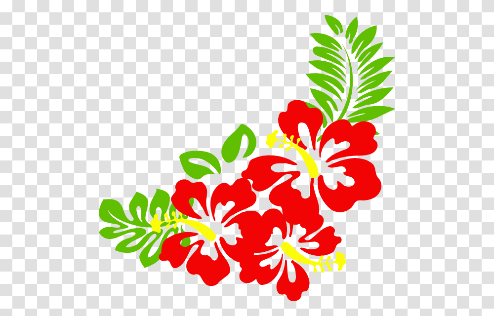 Hibiscus Nat Clip Art At Clker Clipart Hawaiian Flowers, Plant, Blossom Transparent Png