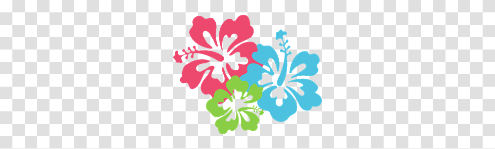 Hibiscus Pinkbluegreen Clip Arts For Web, Flower, Plant, Blossom Transparent Png