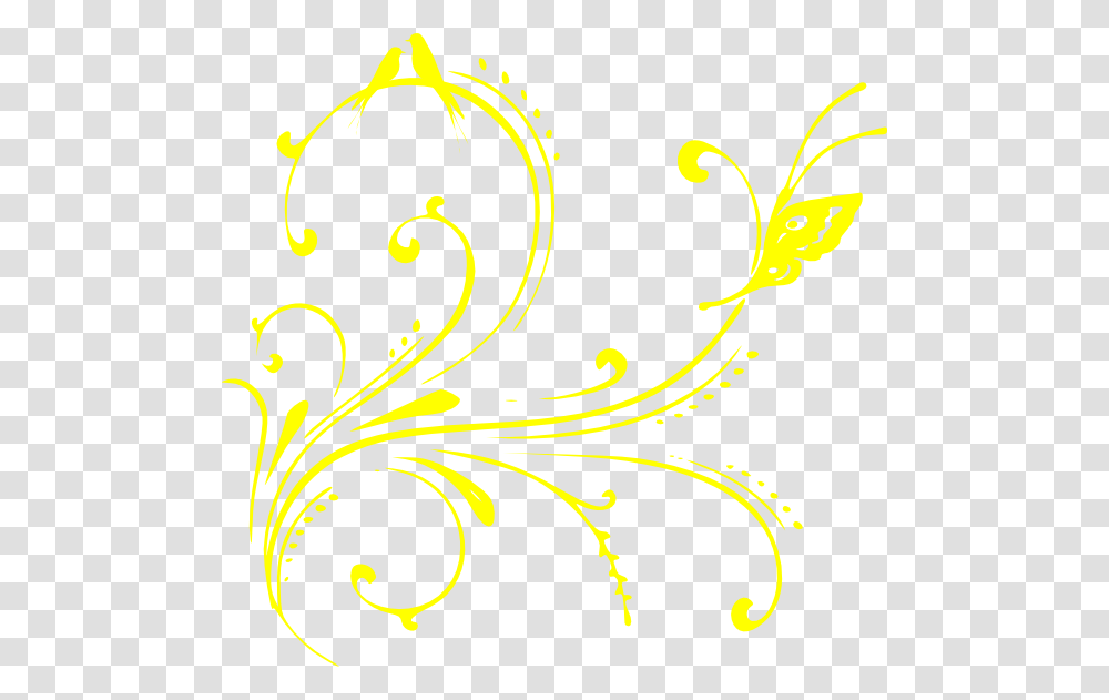 Hibiscus Yellow Large Size, Floral Design, Pattern Transparent Png