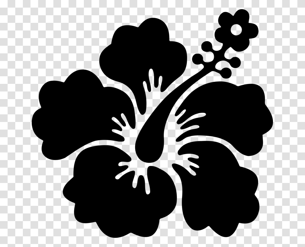 Hibiscusvisual Artsplant Tropical Flower Clipart, Gray, World Of Warcraft Transparent Png