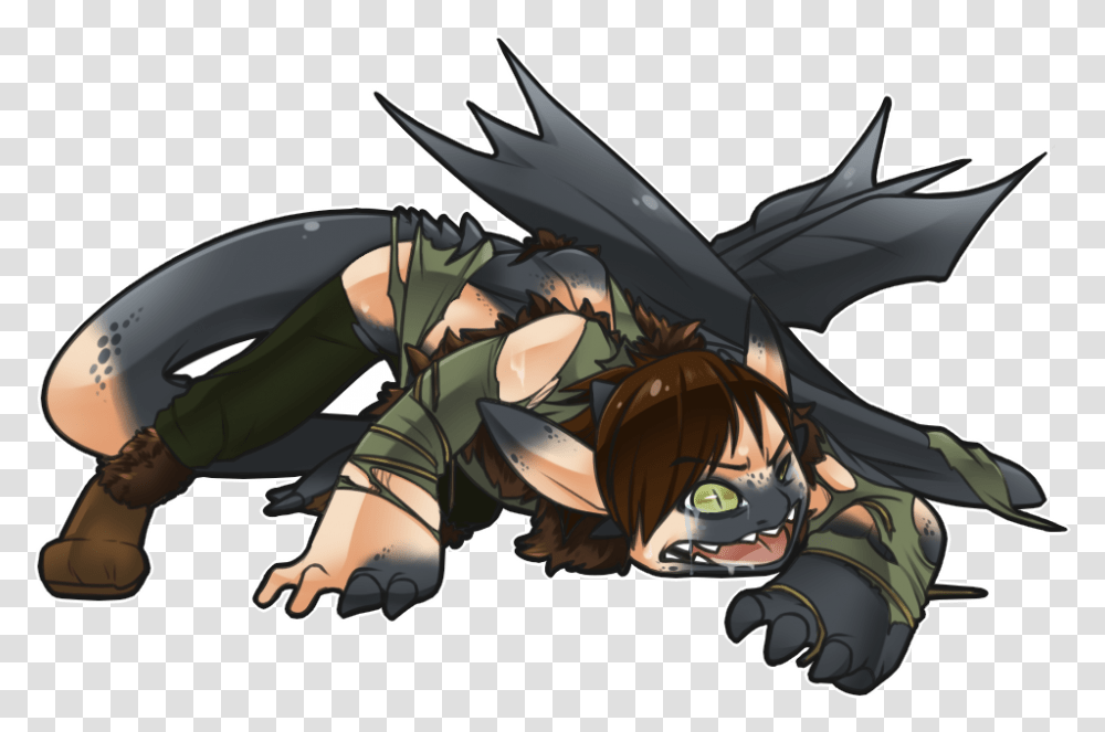 Hiccup Turning Into A Night Fury, Helmet, Apparel, Person Transparent Png