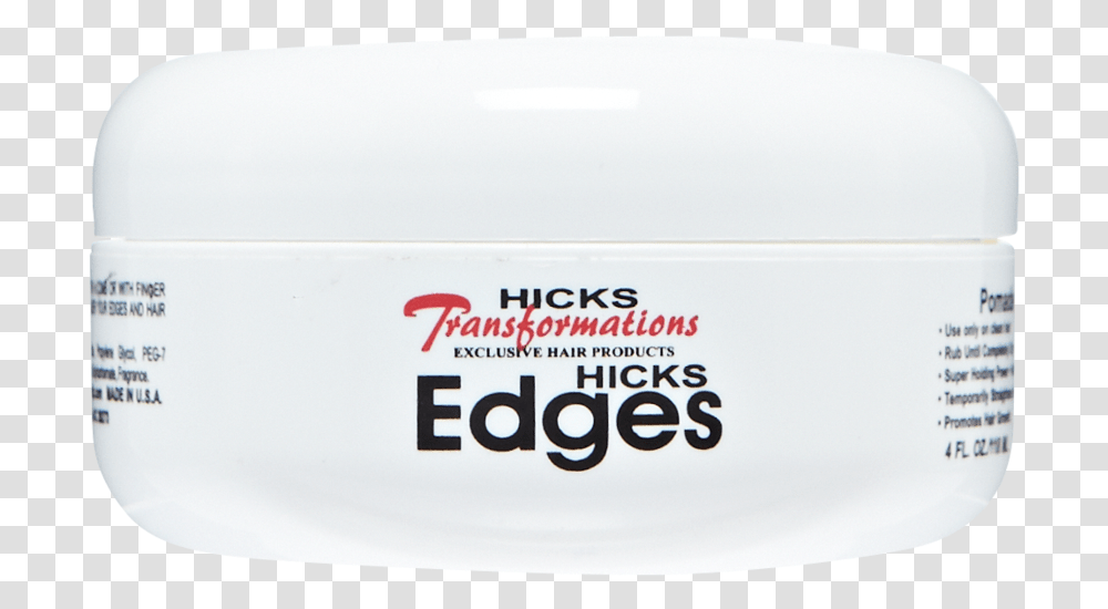 Hicks Styling Product Hicks Edges 4oz Cosmetics, Label, Bottle, Bowl Transparent Png