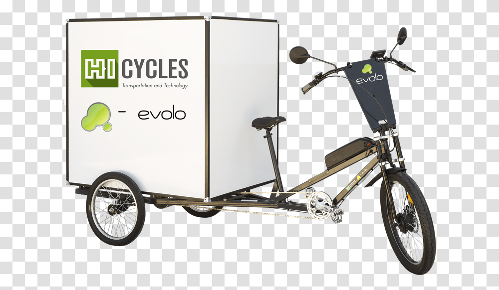 Hicycles Evolo Triciclo Carga En Julio Triciclo Electrico De Carga, Bicycle, Vehicle, Transportation, Bike Transparent Png
