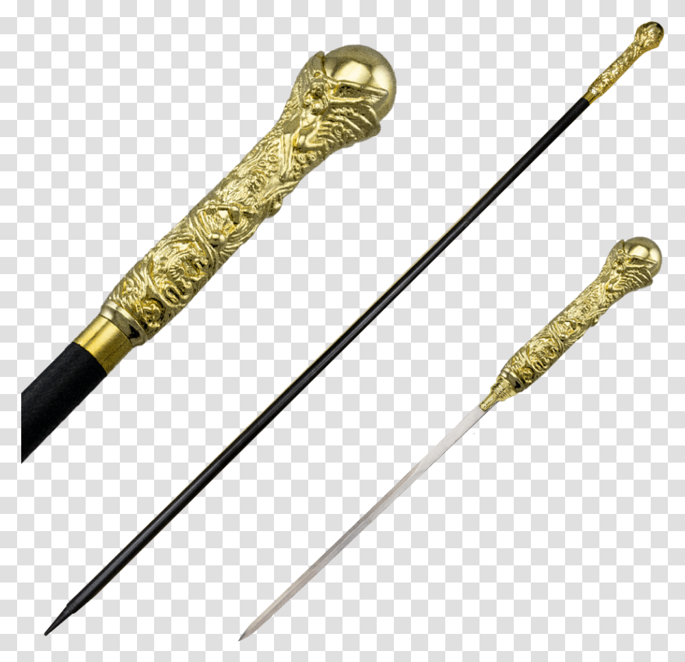 Hidden Cane Knife, Stick, Sword, Blade, Weapon Transparent Png