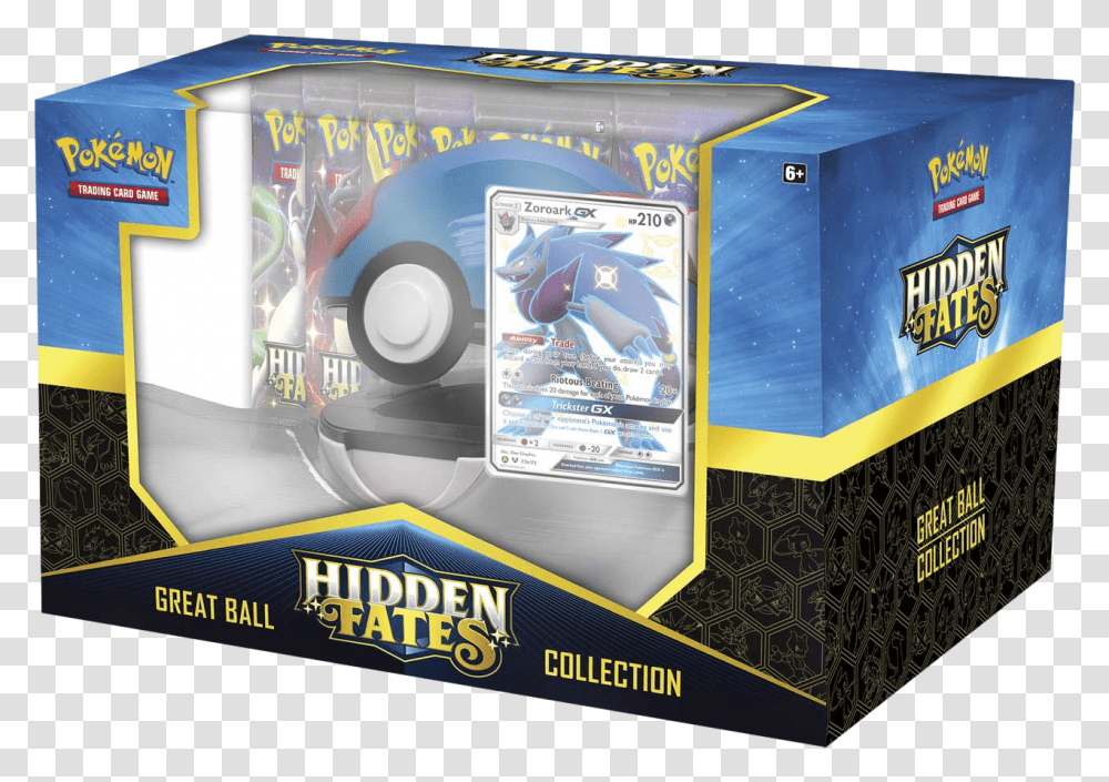 Hidden Fates Great Ball Gx Collection Box Set Hidden Fates Great Ball Collection, Overwatch, Disk Transparent Png
