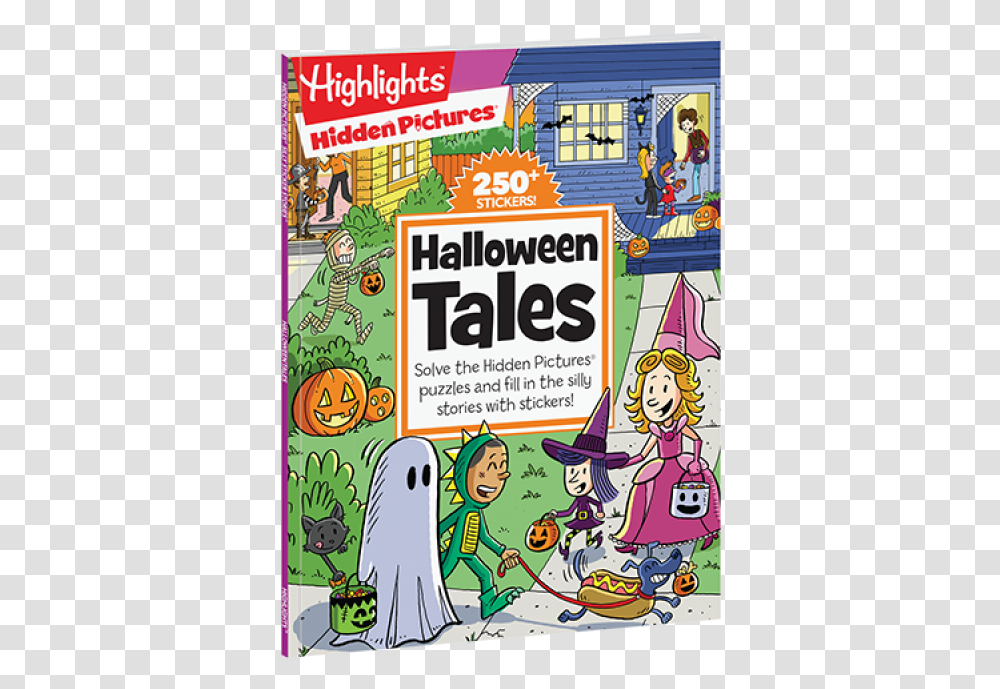 Hidden Pictures Silly Sticker Stories Halloween Highlights Hidden, Comics, Book, Person, Human Transparent Png
