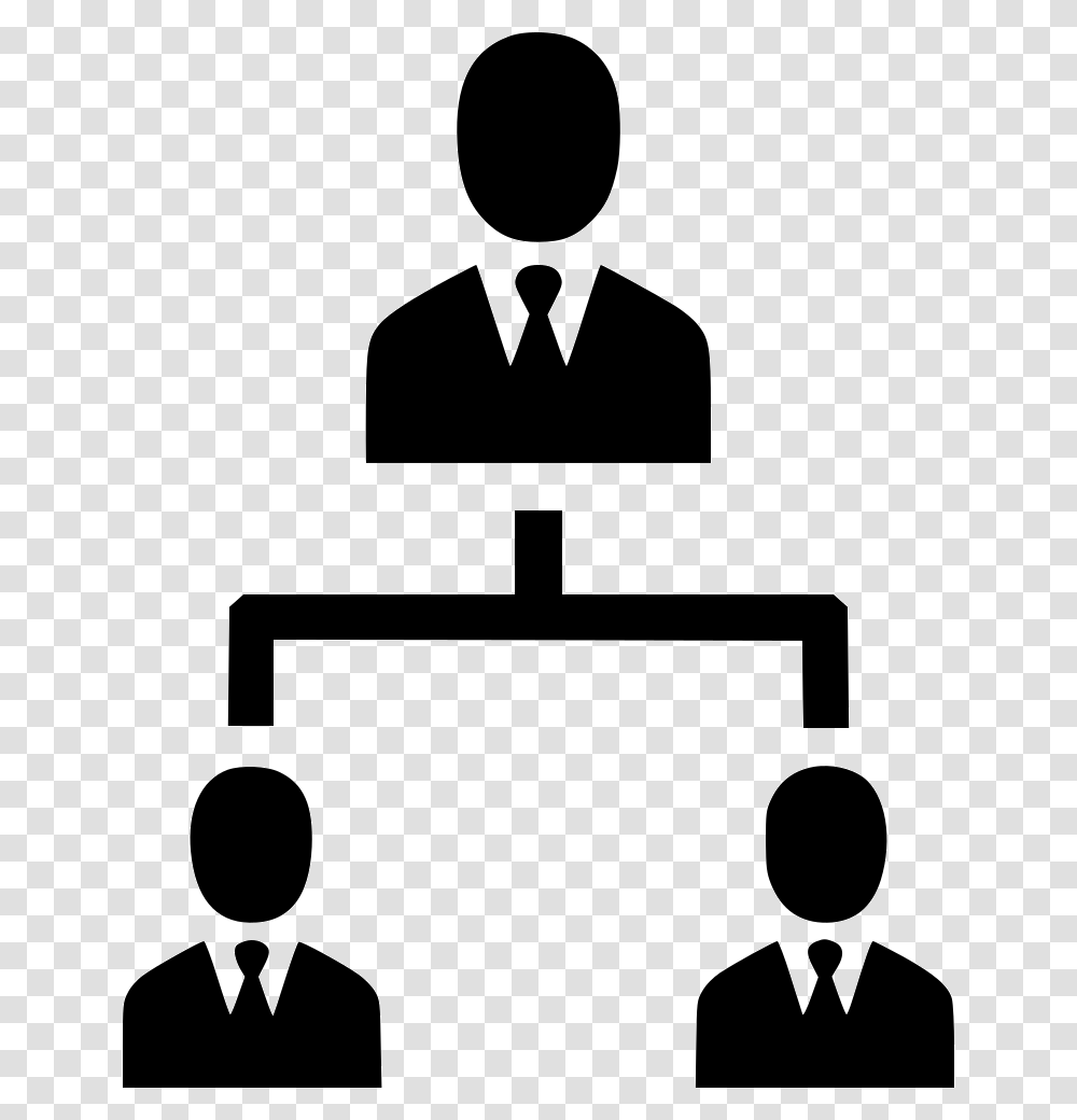 Hierarchy People Management Structure Organization Organisation, Silhouette, Stencil, Crowd, Suit Transparent Png