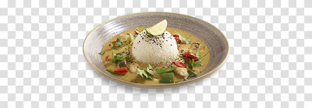 High Angle Picture Of Our Chicken Raisukaree Dish On Wagamama Raisukaree, Meal, Food, Plant, Bowl Transparent Png