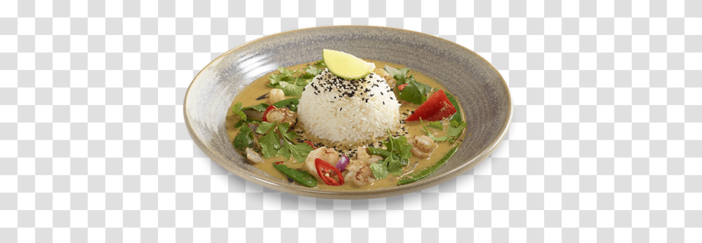 High Angle Picture Of Our Ebi Raisukaree Dish On A Prawn Raisukaree Wagamama Calories, Meal, Food, Plant, Bowl Transparent Png