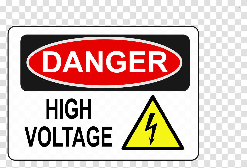 High Danger Voltage Free Download Hd Clipart, Label, Sign Transparent Png