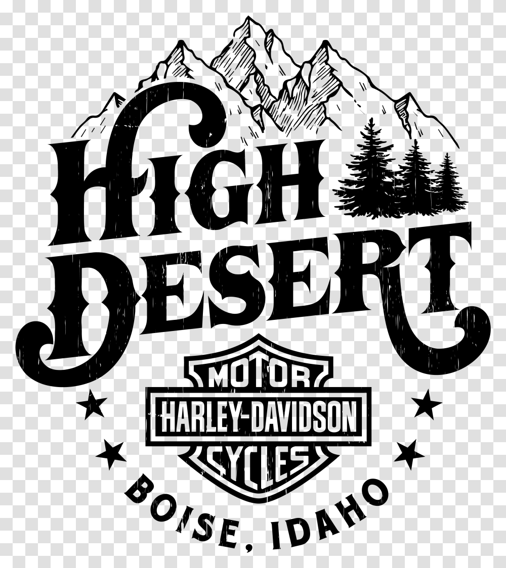 High Desert Logo High Desert Harley Davidson Logo, Gray Transparent Png