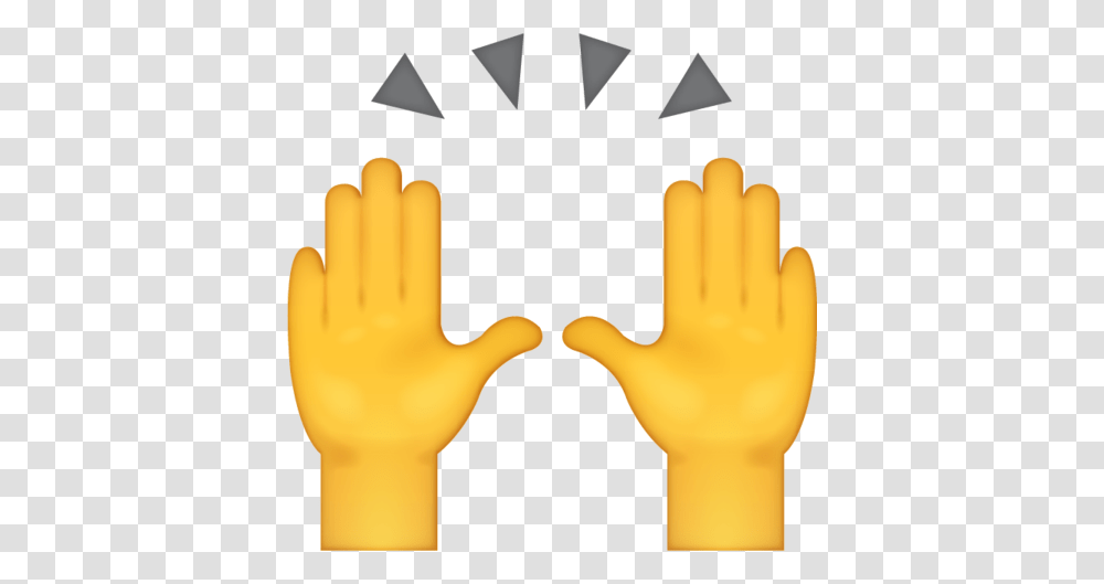 High Five Emoji, Hand, Apparel Transparent Png
