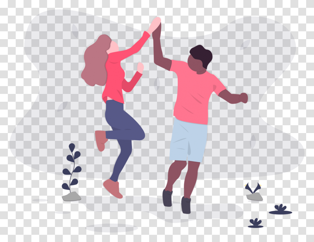 High Five, Person, People, Hand, Shorts Transparent Png