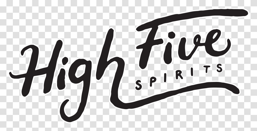 High Five Spirits, Label, Alphabet, Handwriting Transparent Png