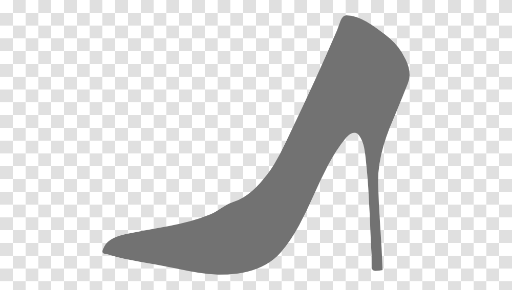 High Heel Gray Clip Art, Apparel, Shoe, Footwear Transparent Png