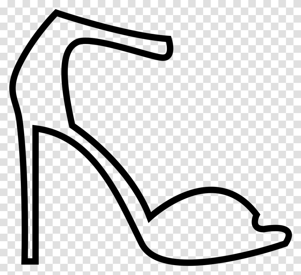 High Heeled Shoe Clip Art, Apparel, Footwear, Sandal Transparent Png