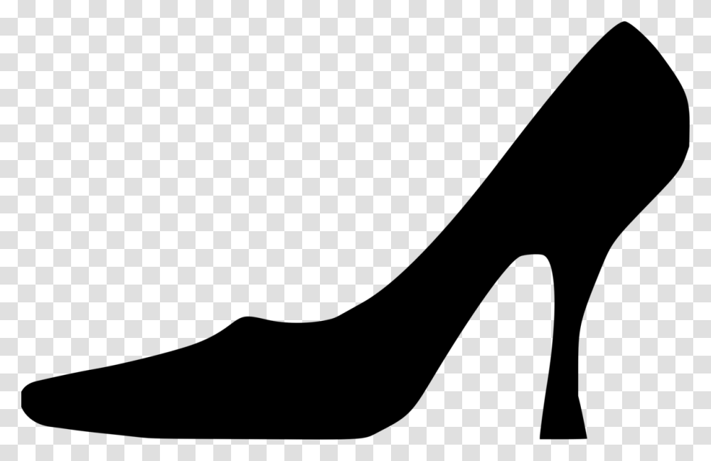 High Heeled Shoe Silhouette Logo, Gray, World Of Warcraft Transparent Png