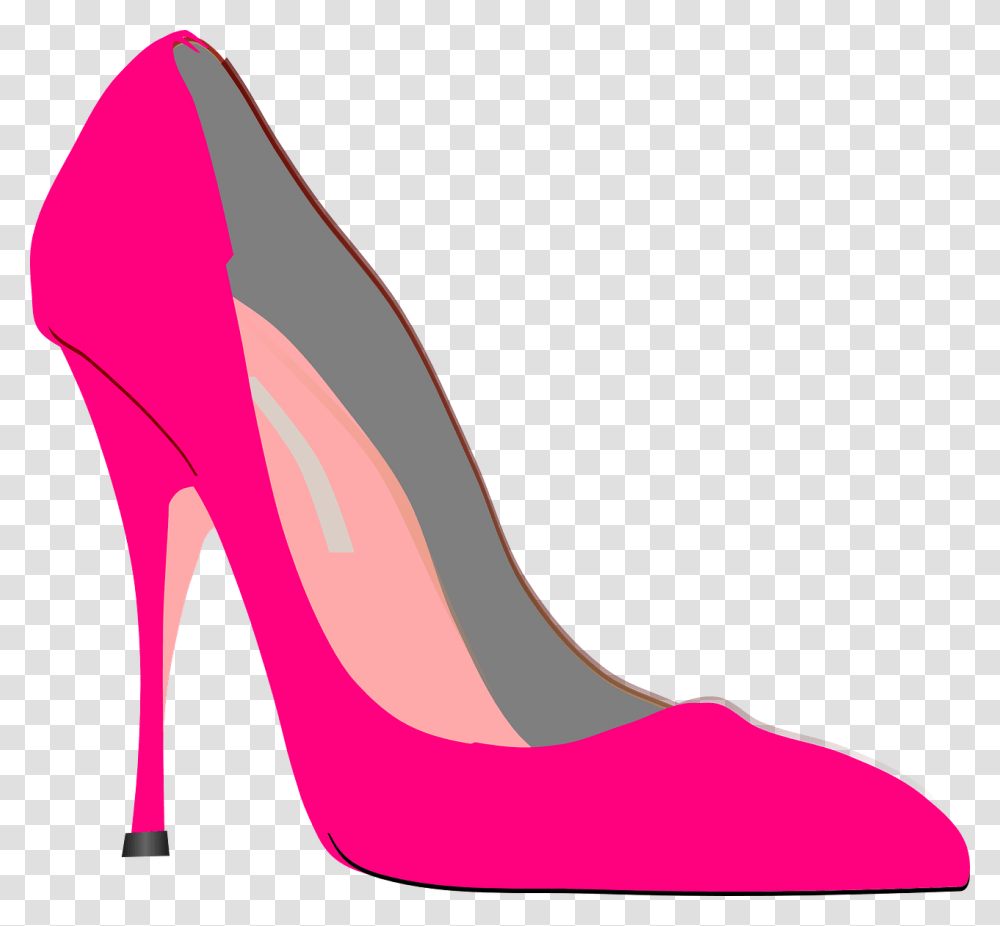 High Heels Stilettos Pink High Heel Clipart, Clothing, Apparel, Shoe, Footwear Transparent Png