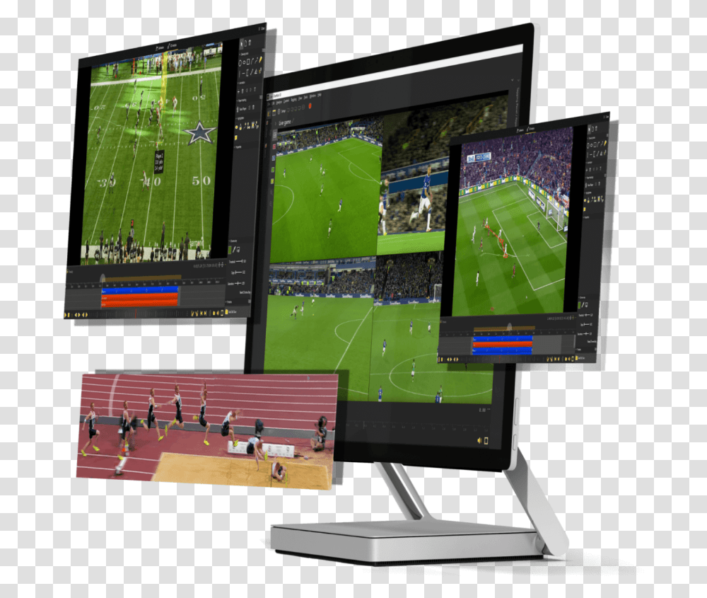 High Performance Sports Video And Data Analysis Solution Led Backlit Lcd Display, Monitor, Screen, Electronics, Computer Transparent Png