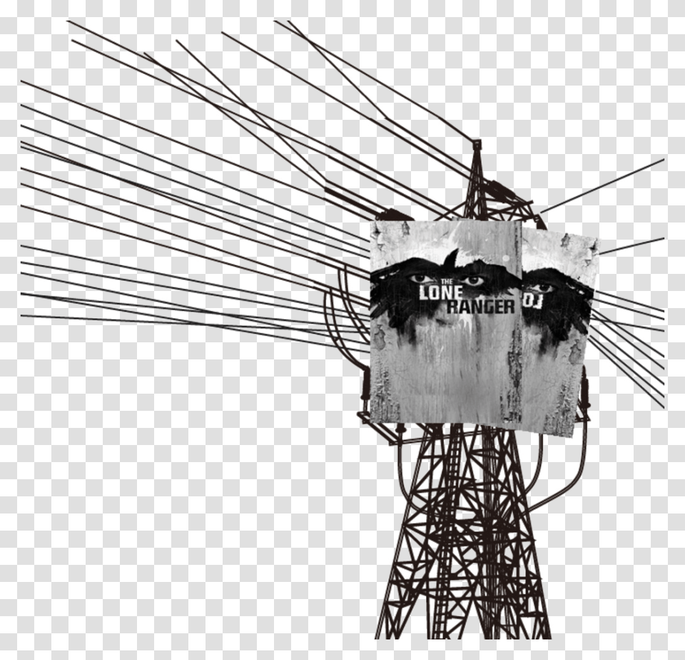 High Poster Wire Voltage Free Hq Image Clipart Overhead Power Line, Bow, Cable, Construction Crane, Power Lines Transparent Png
