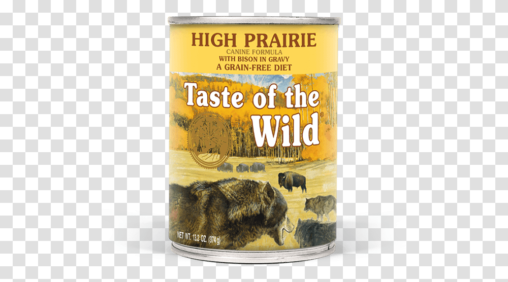 High Prairie Canine Formula With Bison In Gravy Package Dog Food, Book, Tin, Canned Goods, Aluminium Transparent Png