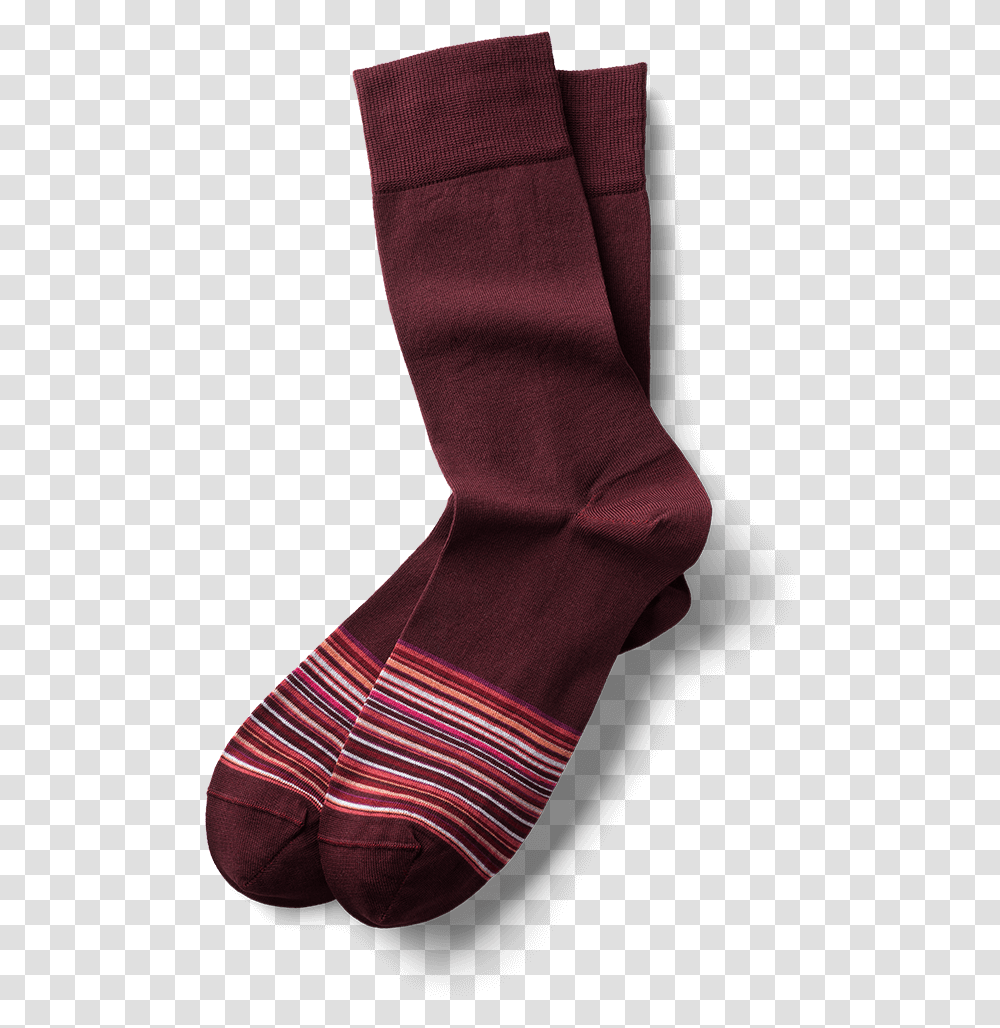 High Quality Black Socks With Thin Red And Grey Stripes Sock, Apparel, Shoe, Footwear Transparent Png