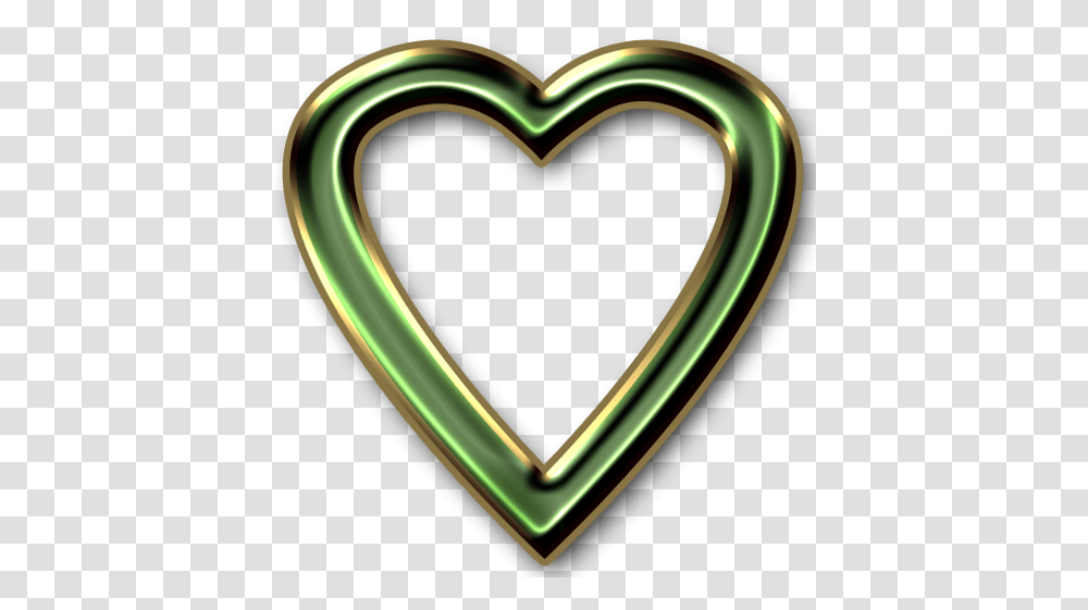 High Quality Frame Heart Cliparts For Free 31030 Free Green And Gold Heart Transparent Png
