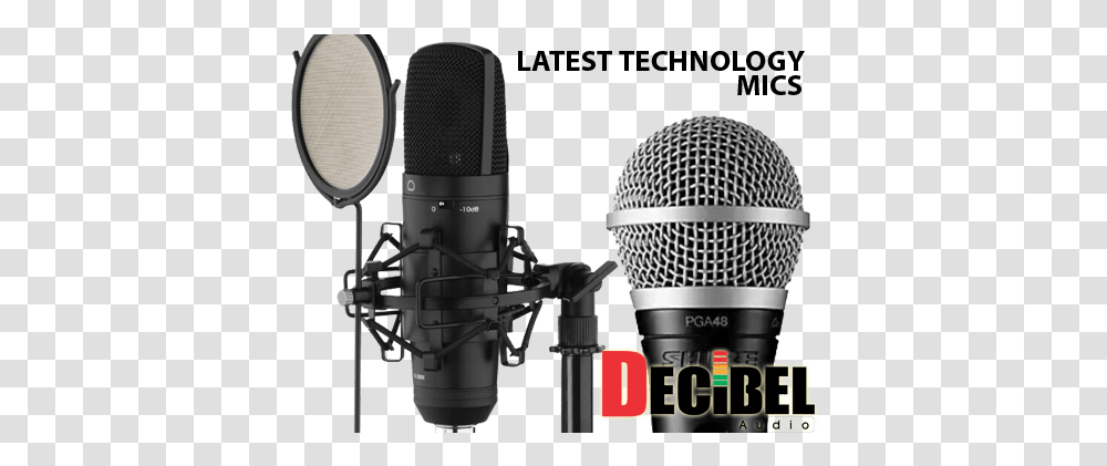 High Quality Microphones - Decibel Audio Kenya Types Of Microphone, Electrical Device, Studio Transparent Png