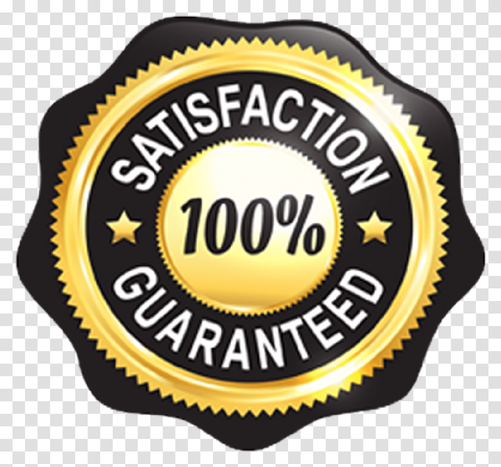 High Quality Satisfaction Guaranteed Badge, Label, Logo Transparent Png