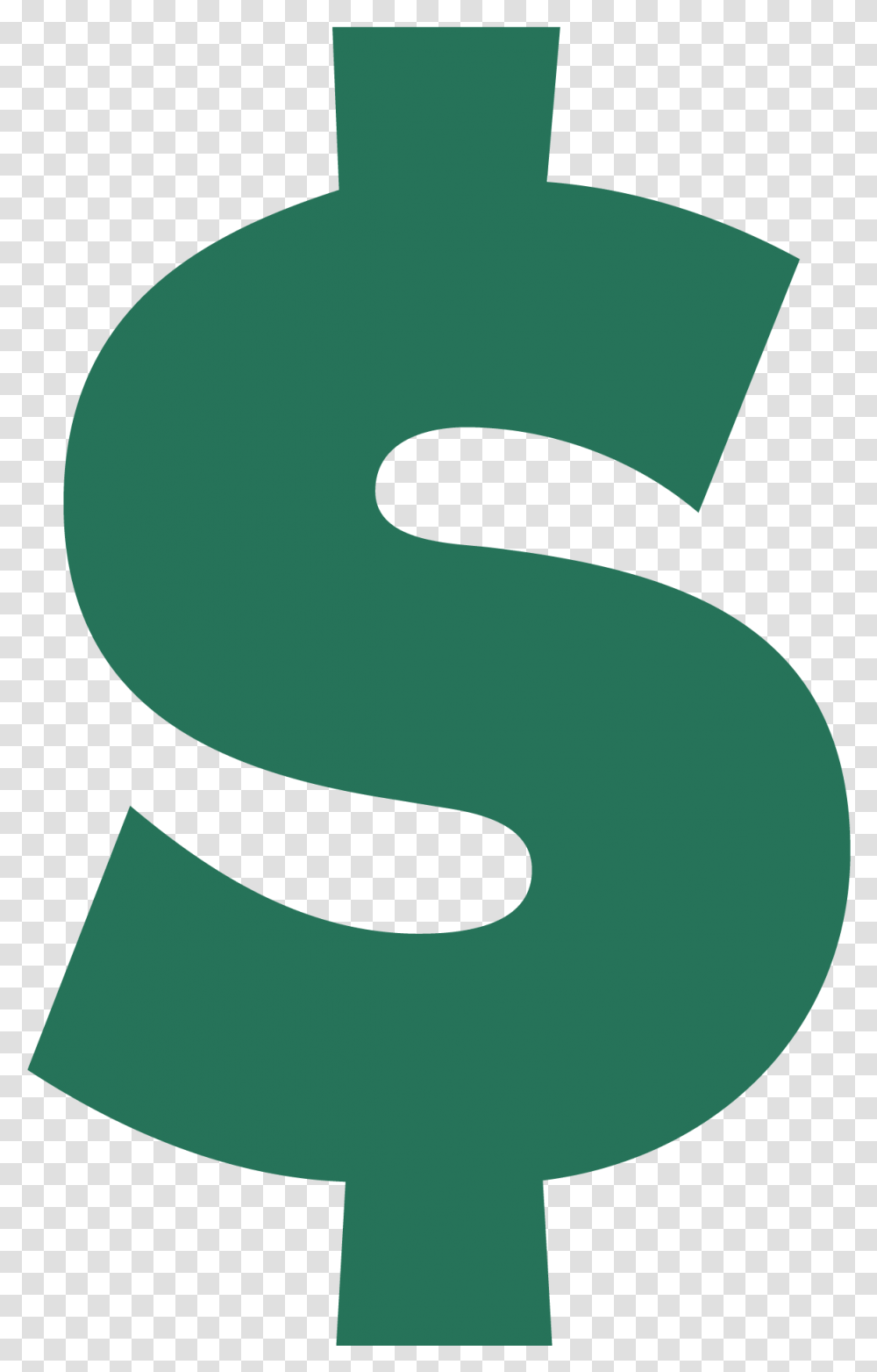 High Res Image Of Dollar Sign, Number, Recycling Symbol Transparent Png