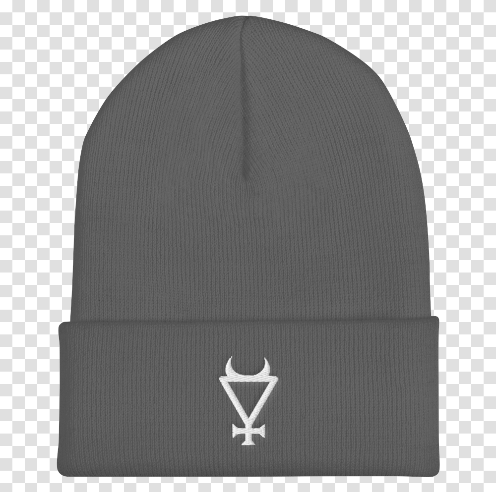 High Res Raw File Mockup Front Flat Black Beanie, Apparel, Hat, Cap Transparent Png