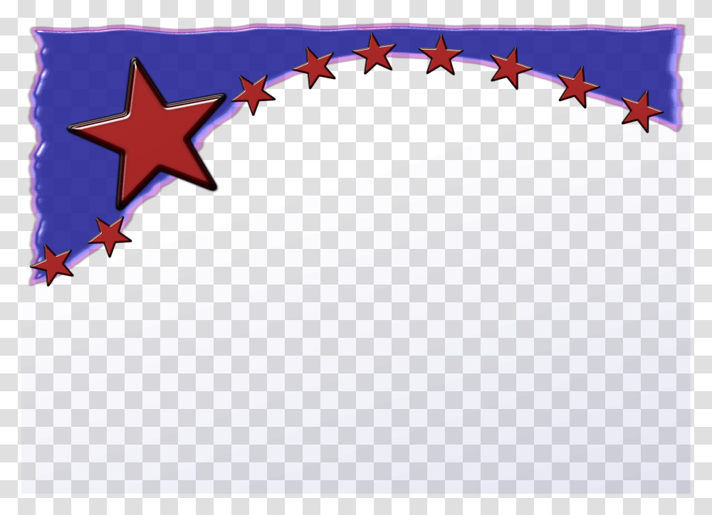 High Resolution American Flag Border, Star Symbol, Construction Crane Transparent Png