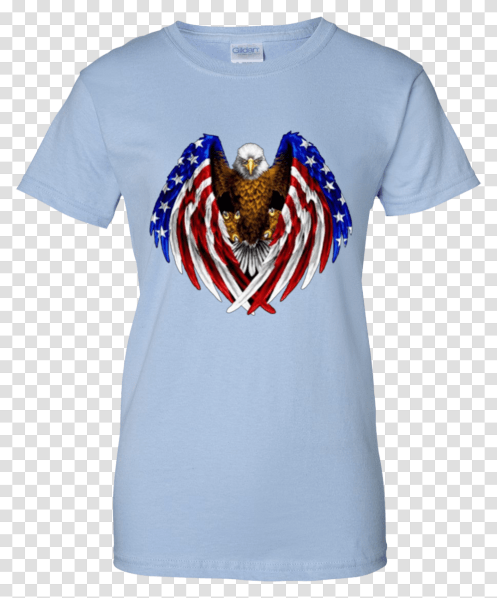 High Resolution American Flag Eagle, T-Shirt, Sleeve, Person Transparent Png