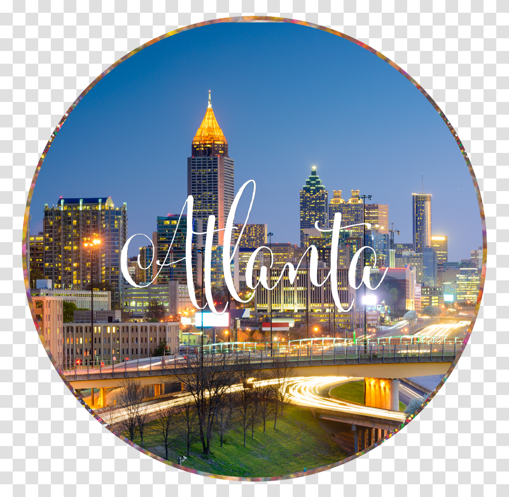 High Resolution Atlanta Skyline, Metropolis, City, Urban, Building Transparent Png