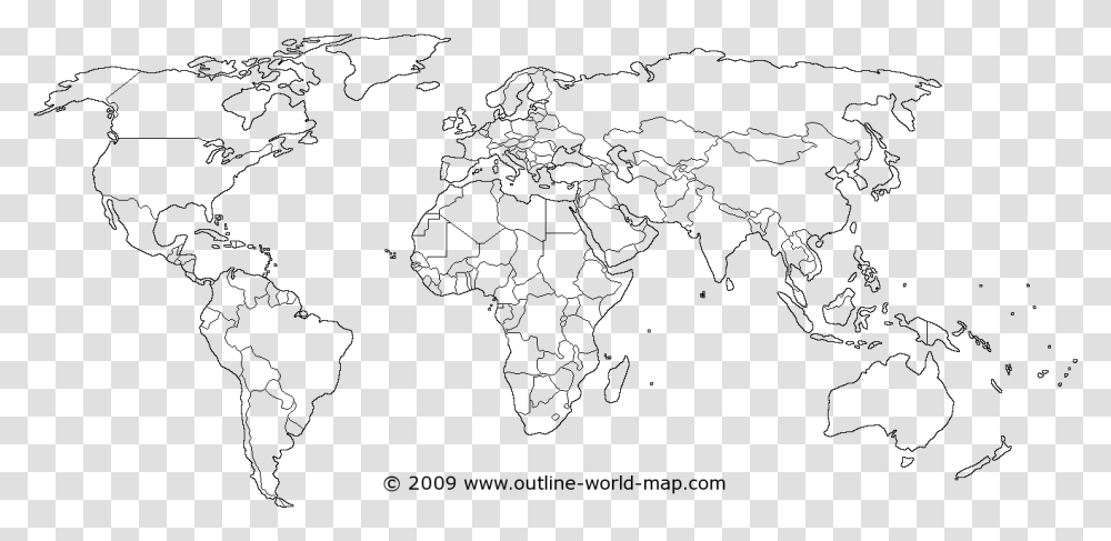High Resolution Blank World Map High Resolution Blank World Map, Gray Transparent Png