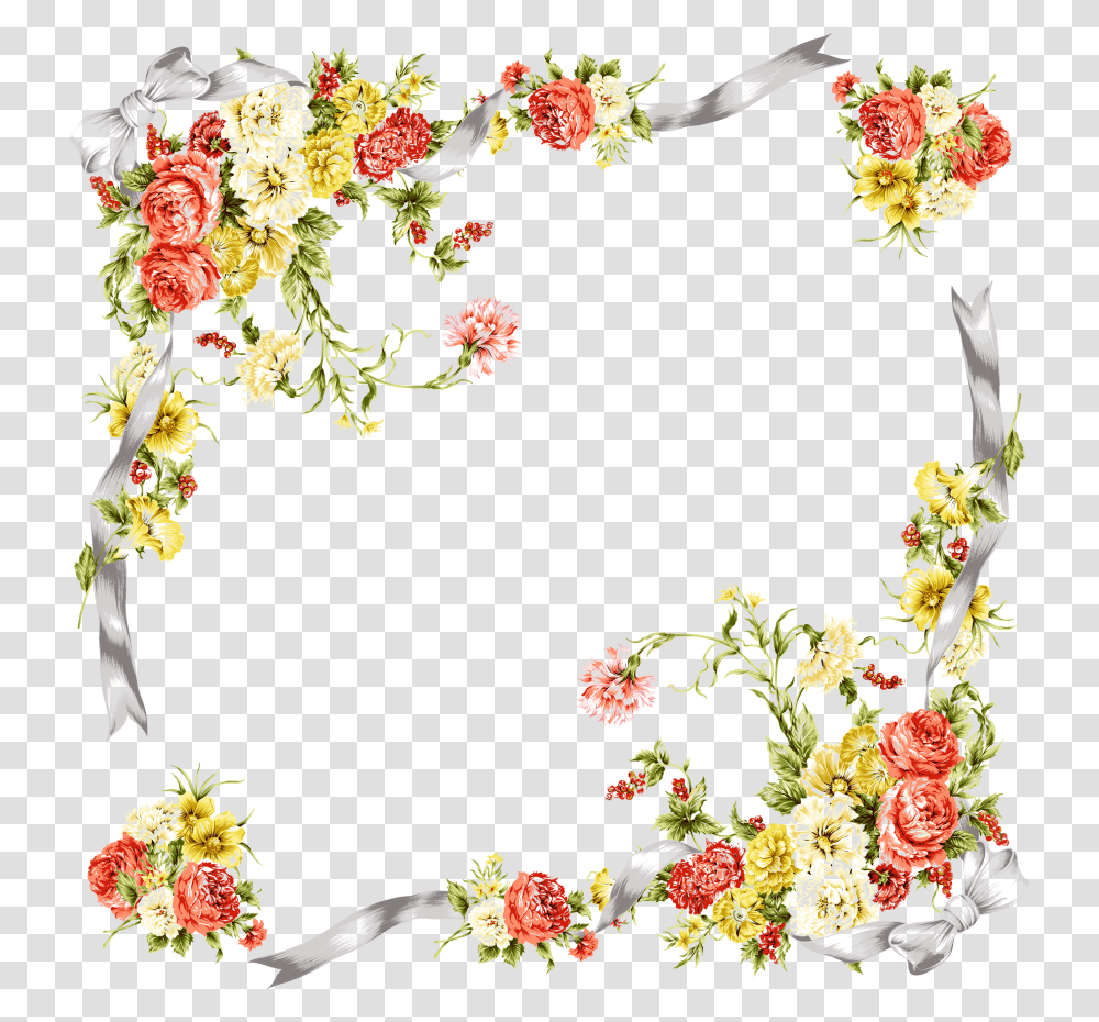 High Resolution Vintage Flowers, Floral Design, Pattern Transparent Png
