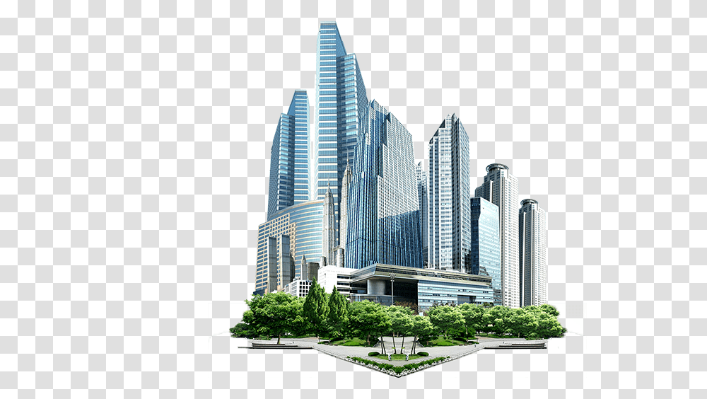 High Rise, City, Urban, Building Transparent Png