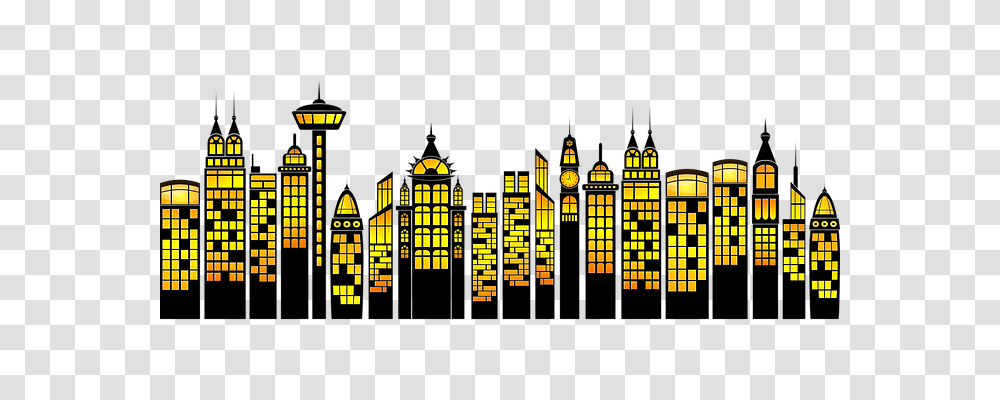 High Rises Architecture, Pac Man, Scoreboard Transparent Png