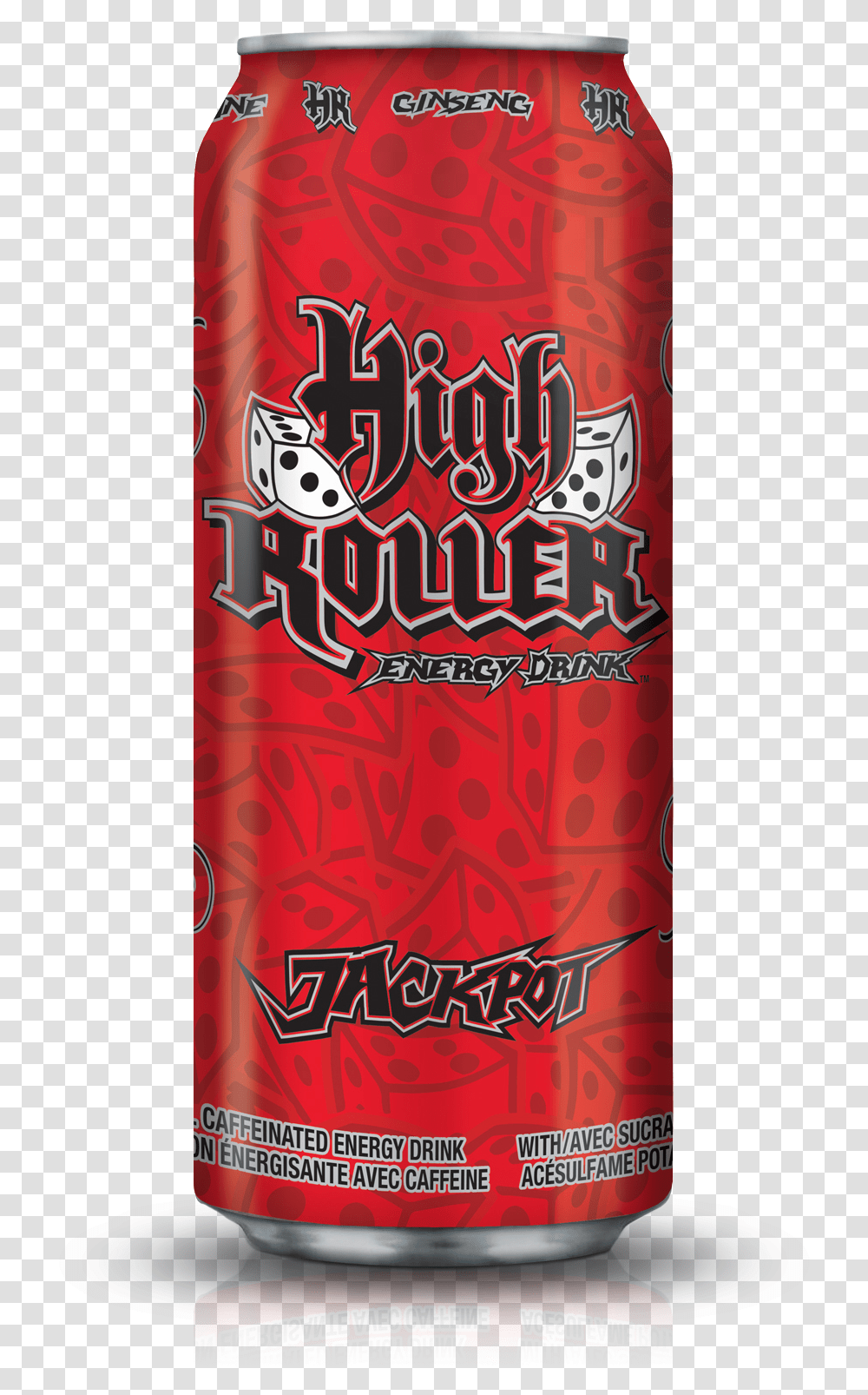 High Roller Energy Drink, Tin, Can, Spray Can, Beverage Transparent Png