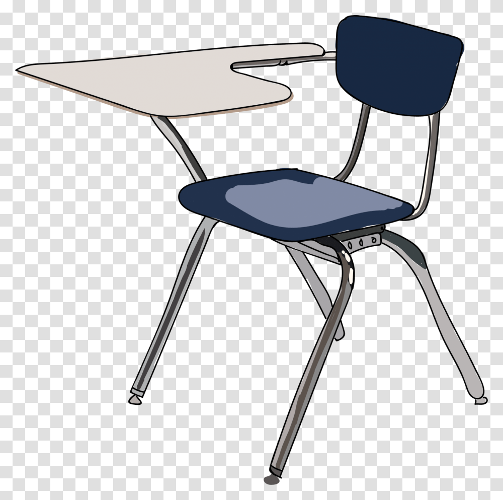 High School American School Desk, Chair, Furniture, Table Transparent Png