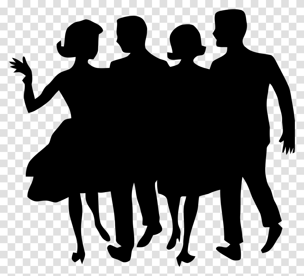 High School Dance Team Clip Art, Silhouette, Person, Human, People Transparent Png