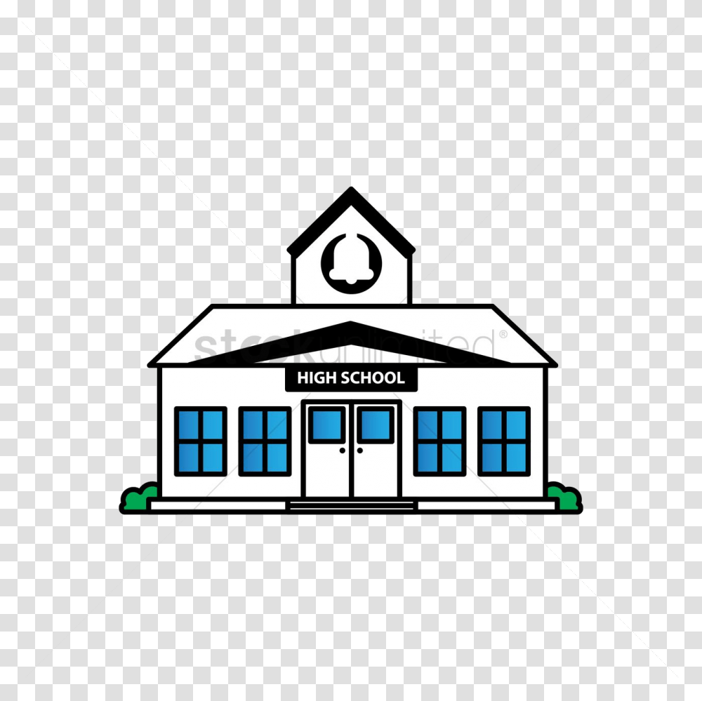High School Free Building Vector Graphic University Building Clipart, Housing, Urban, Outdoors, Nature Transparent Png